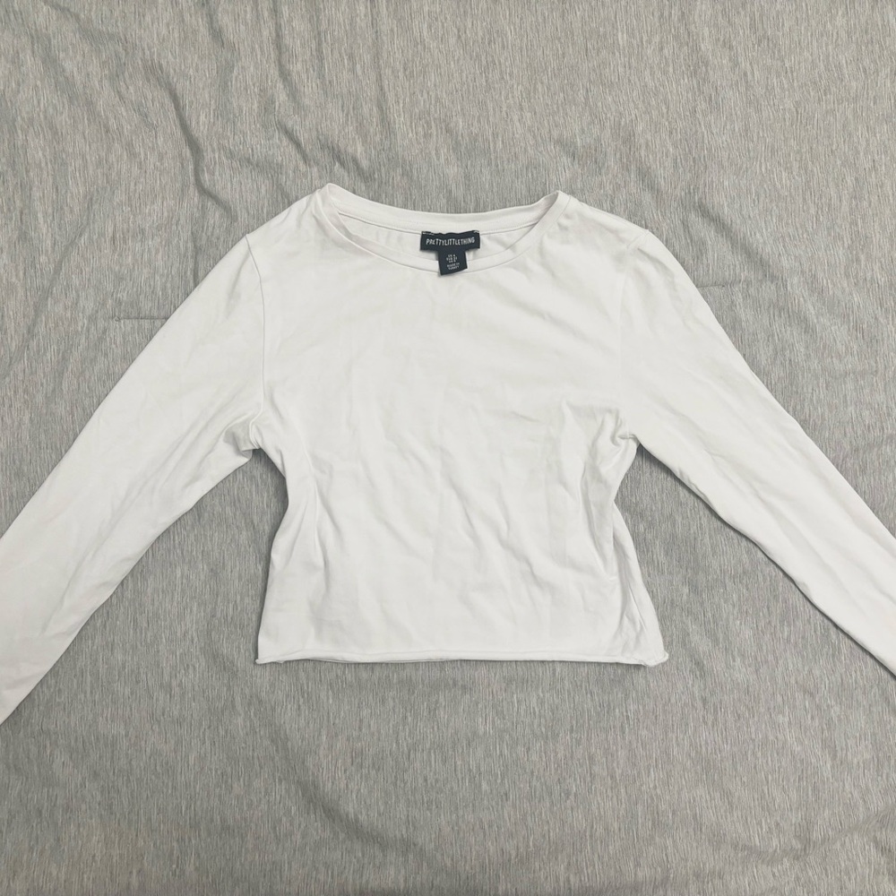 Cropped Long Sleeve Top